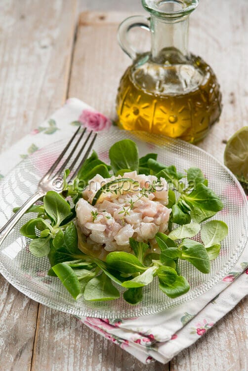 tartare di branzino