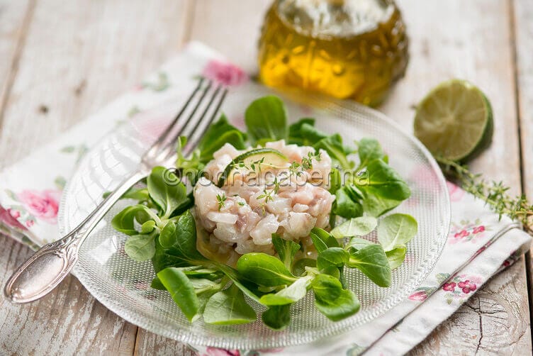 tartare di branzino