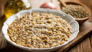 Risotto con lenticchie