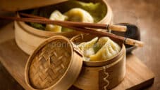Dalla cucina cinese, i ravioli a vapore