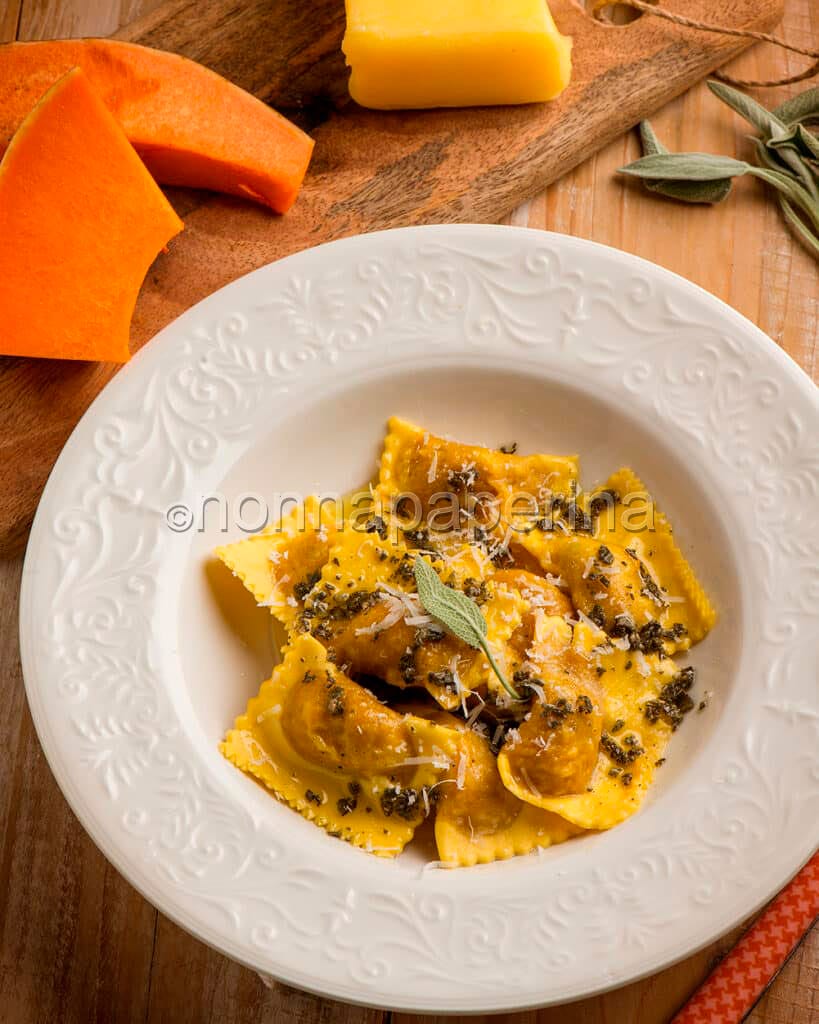 Tortelli di zucca al burro fuso