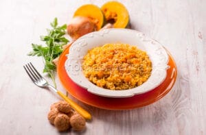 Amaretto-flavoured pumpkin risotto: a full-course meal Amaretto-flavoured pumpkin risotto: a full-course meal