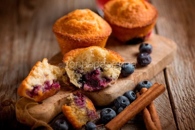 muffins ai mirtilli