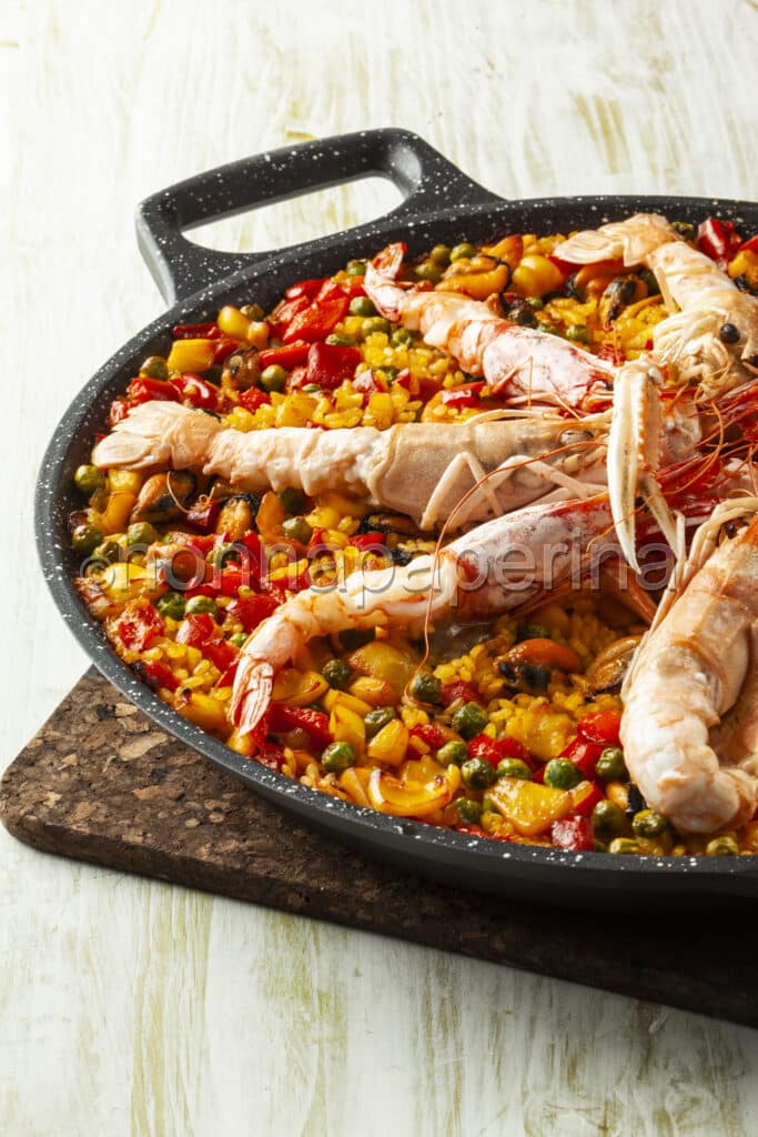 Paella ai frutti di mare