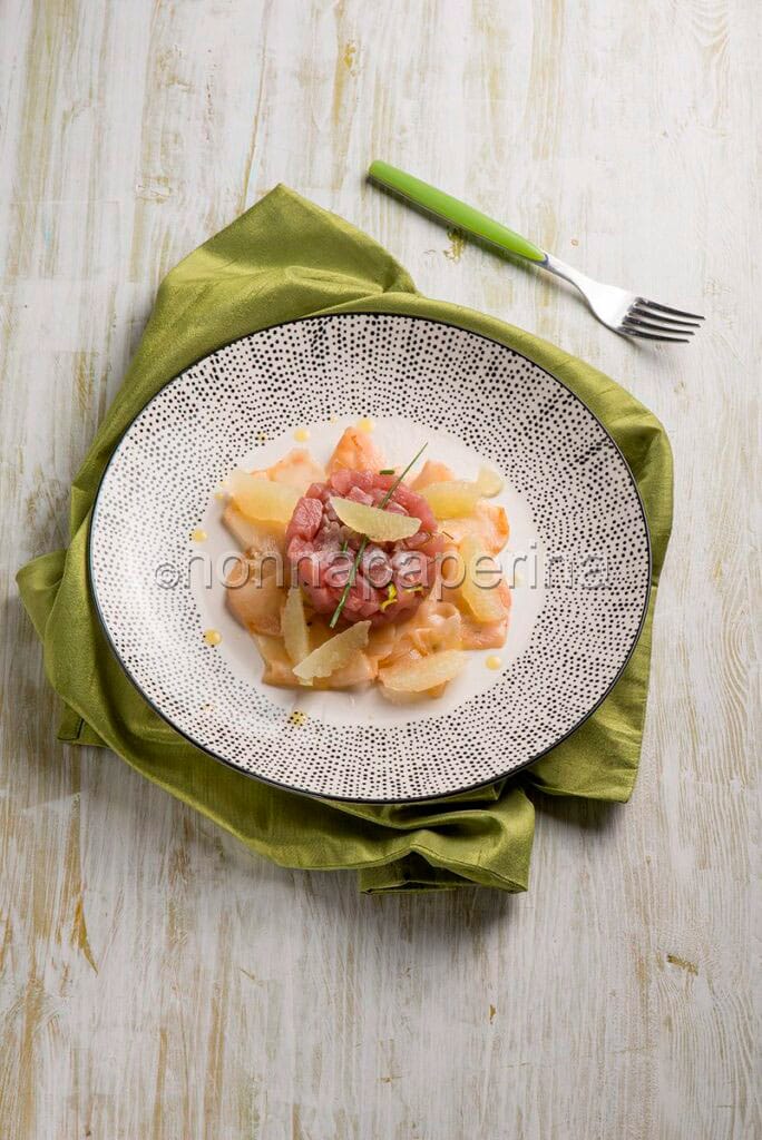 Tartare di tonno agli agrumi Tartare di tonno agli agrumi