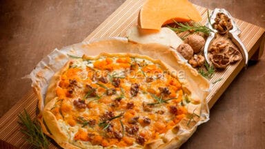 Crostata salata con zucca