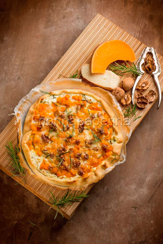 Crostata salata con zucca Crostata salata con zucca