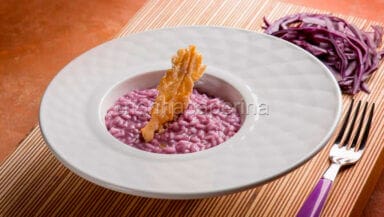 Risotto al cavolo rosso