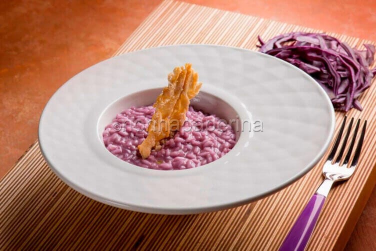 Risotto al cavolo rosso