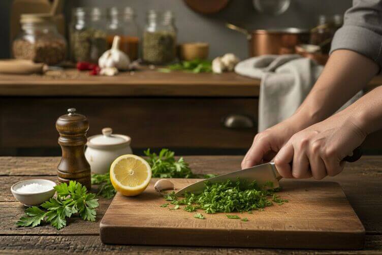 spaghetti alle vongole prezzemolo