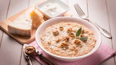 Risotto al gorgonzola e noci