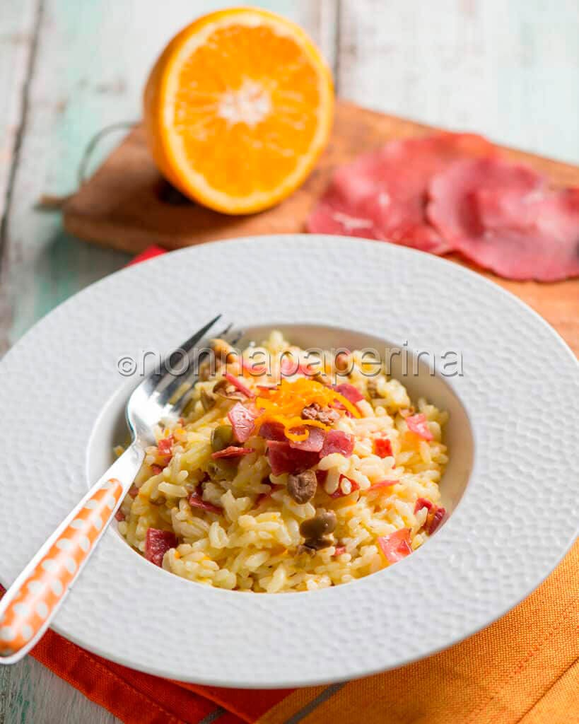 Risotto bresaola e taleggio Risotto bresaola e taleggio