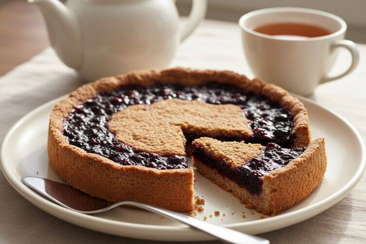 crostata di mirtilli con farina di teff crostata di mirtilli con farina di teff