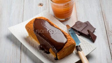 Pandolce al limone con crema al cioccolato