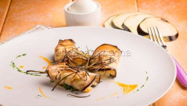 involtini di melanzane con pesce spada