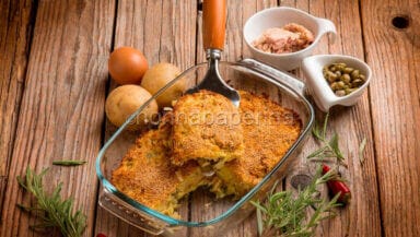 tortino di patate e tonno