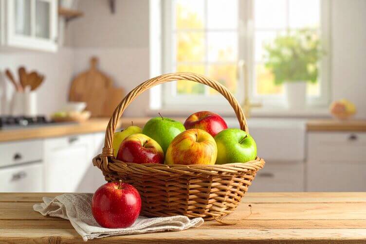mele Renette, Granny Smith, Golden Delicious e Annurche
