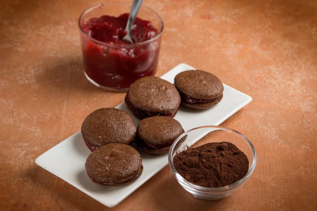 Baci di dama al cacao