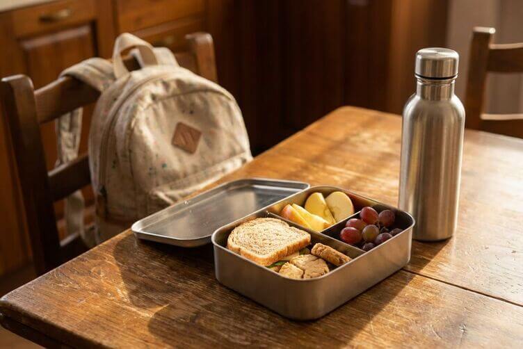 Genitore e bambino in cucina: routine quotidiana e alimentazione senza glutine