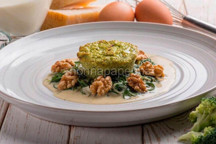 Flan Di Broccoli , Un Contorno Semplice Ma Saporito