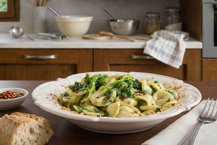 Orecchiette con cime di rapa