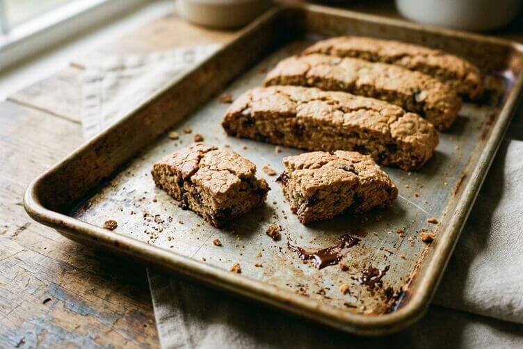 biscotti rustici alla farina d’avena con gocce di cioccolato biscotti rustici alla farina d’avena con gocce di cioccolato