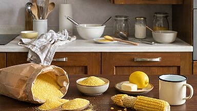 farina di mais giallo