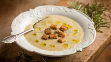 Crema di cicerchia al rosmarino