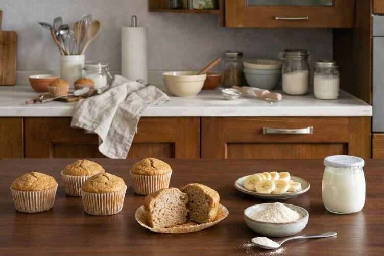 muffin con farina di cocco muffin con farina di cocco