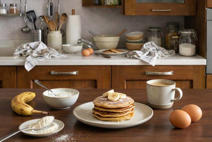 pancakes con farina di cco