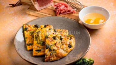 frittata al forno con broccoli