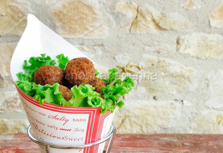 Crocchette di ceci e melanzane