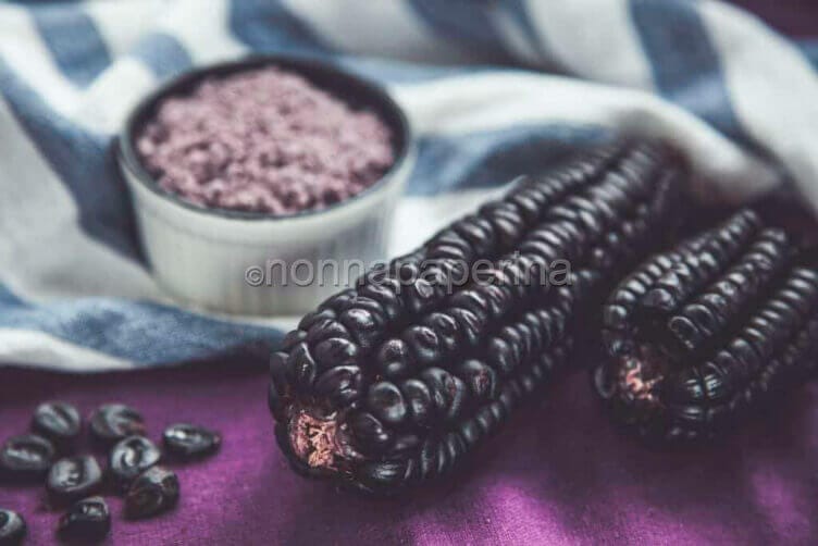 Farina di mais viola, una fonte di antiossidanti naturali farina di mais viola