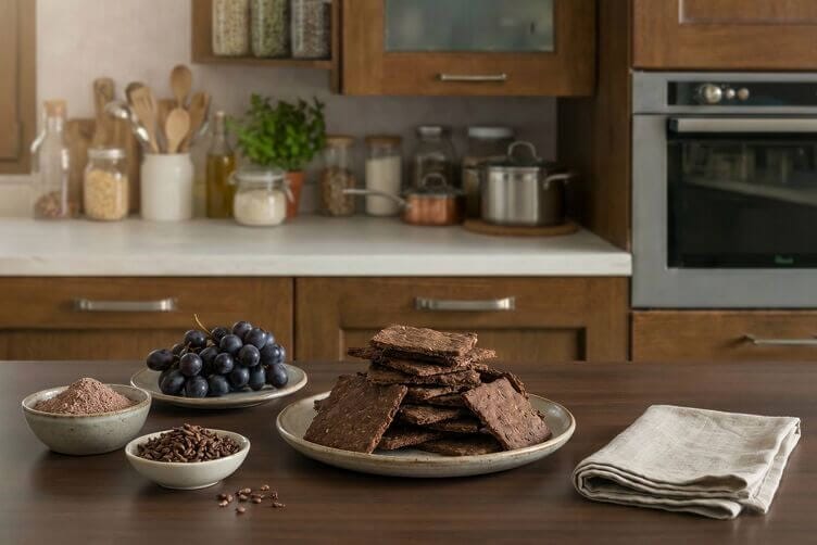 farina di vinaccioli crackers