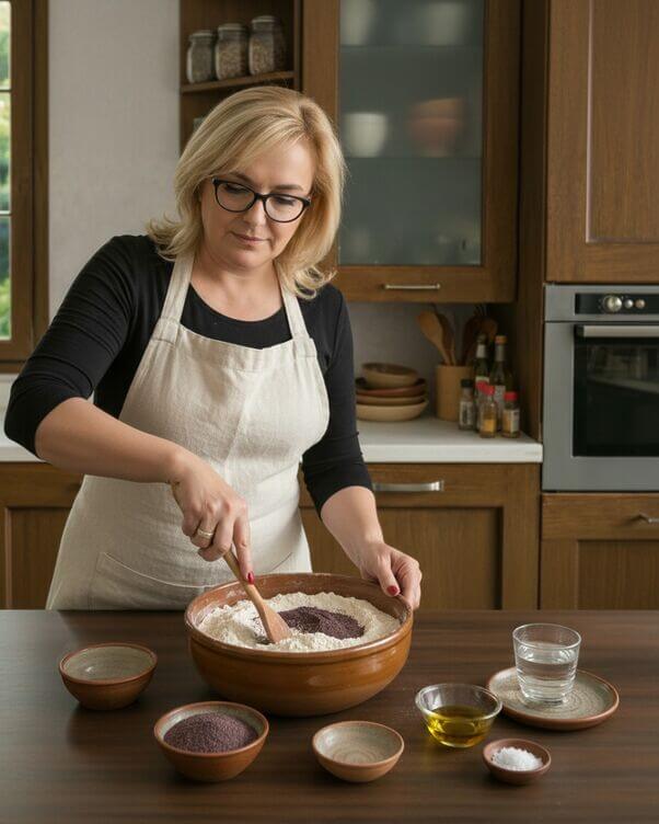 farina di vinaccioli preparazione dolce