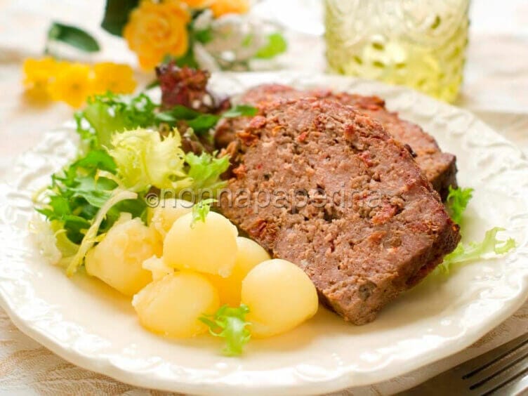 polpettone con patate al forno polpettone con patate al forno