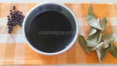 salsa al vino con ginepro