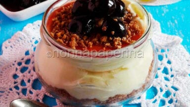 cheesecake con amarene
