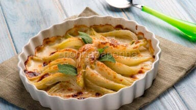 Finocchi gratinati al Parmigiano Reggiano