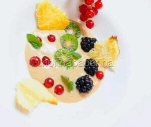 Crema pasticcera con farina di castagne