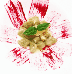 Gnocchi di melanzane alla farina di ceci