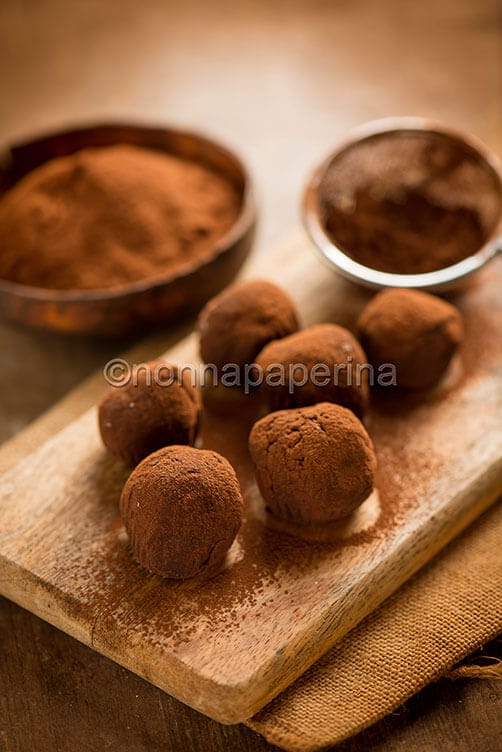 tartufi al cacao