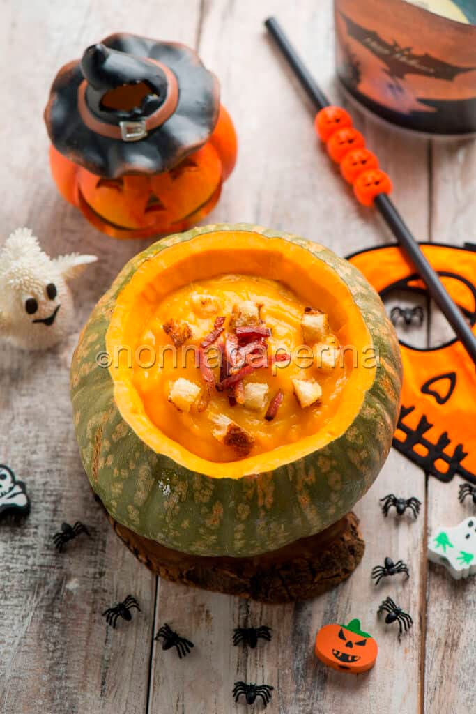 Crema di zucca con lo speck