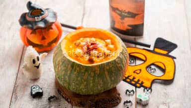 Crema di zucca con lo speck