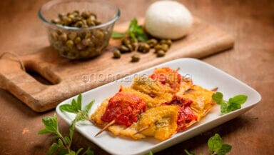 Involtini di peperoni ripieni