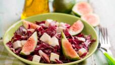 Salutare Insalata radicchio, feta e fichi