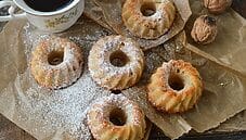 Mini bundt cake grano saraceno zucca e mandorle