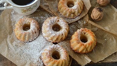 Mini bundt cake grano saraceno