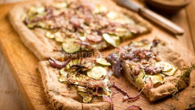 Pizza con zucchine