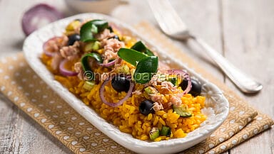 Risotto multicolor allo zafferano